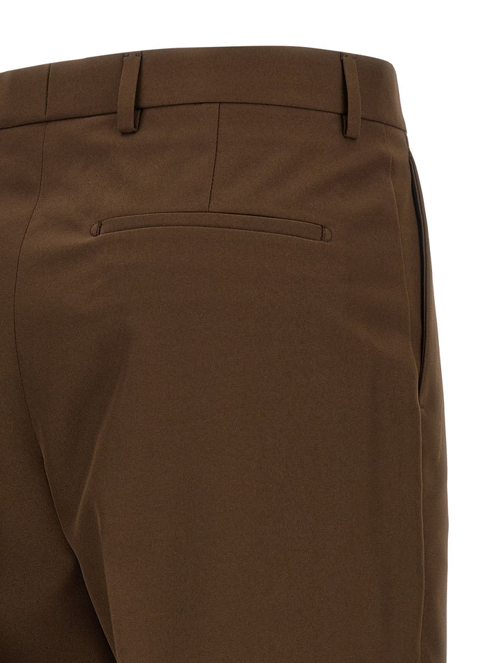 Gucci brune dressbukser i polyester