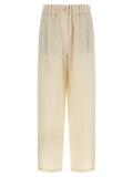 Brunello Cucinelli White Viscose Casual Pants