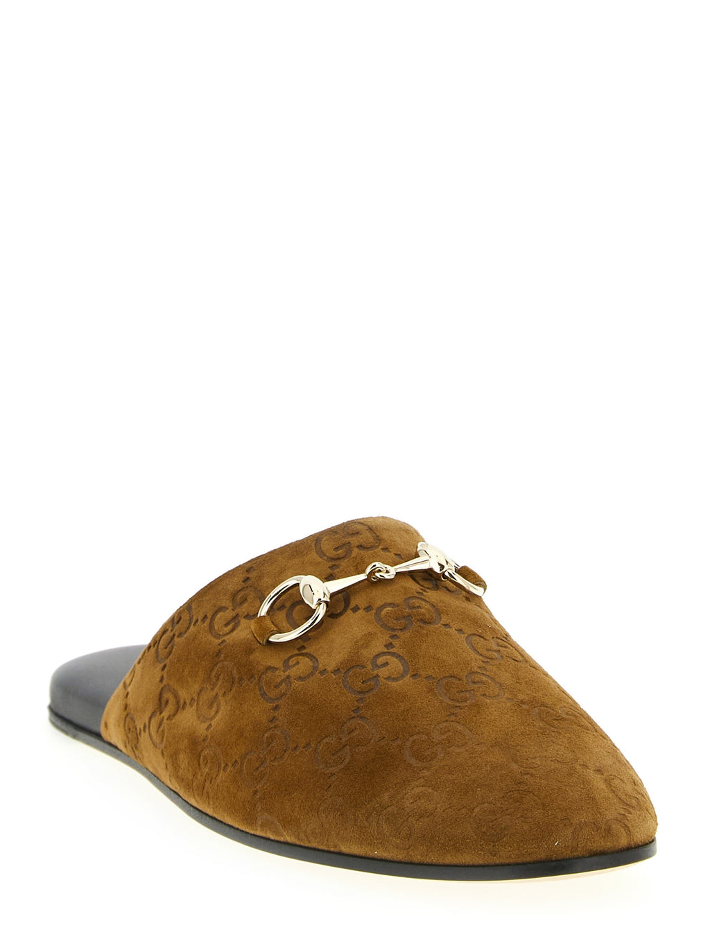 Gucci Brown Calfskin Mules