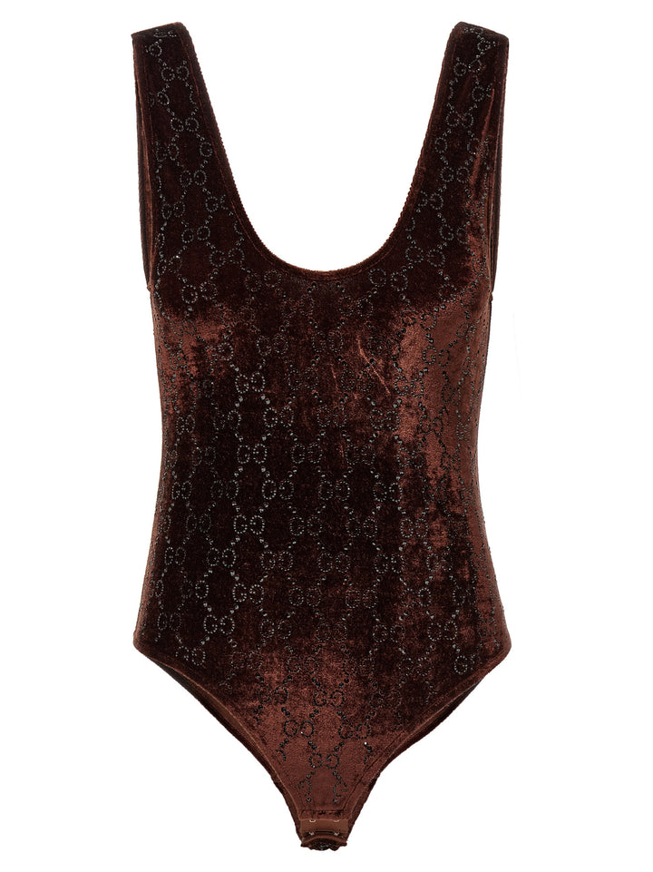 Gucci Brun Polyamid Bodysuit