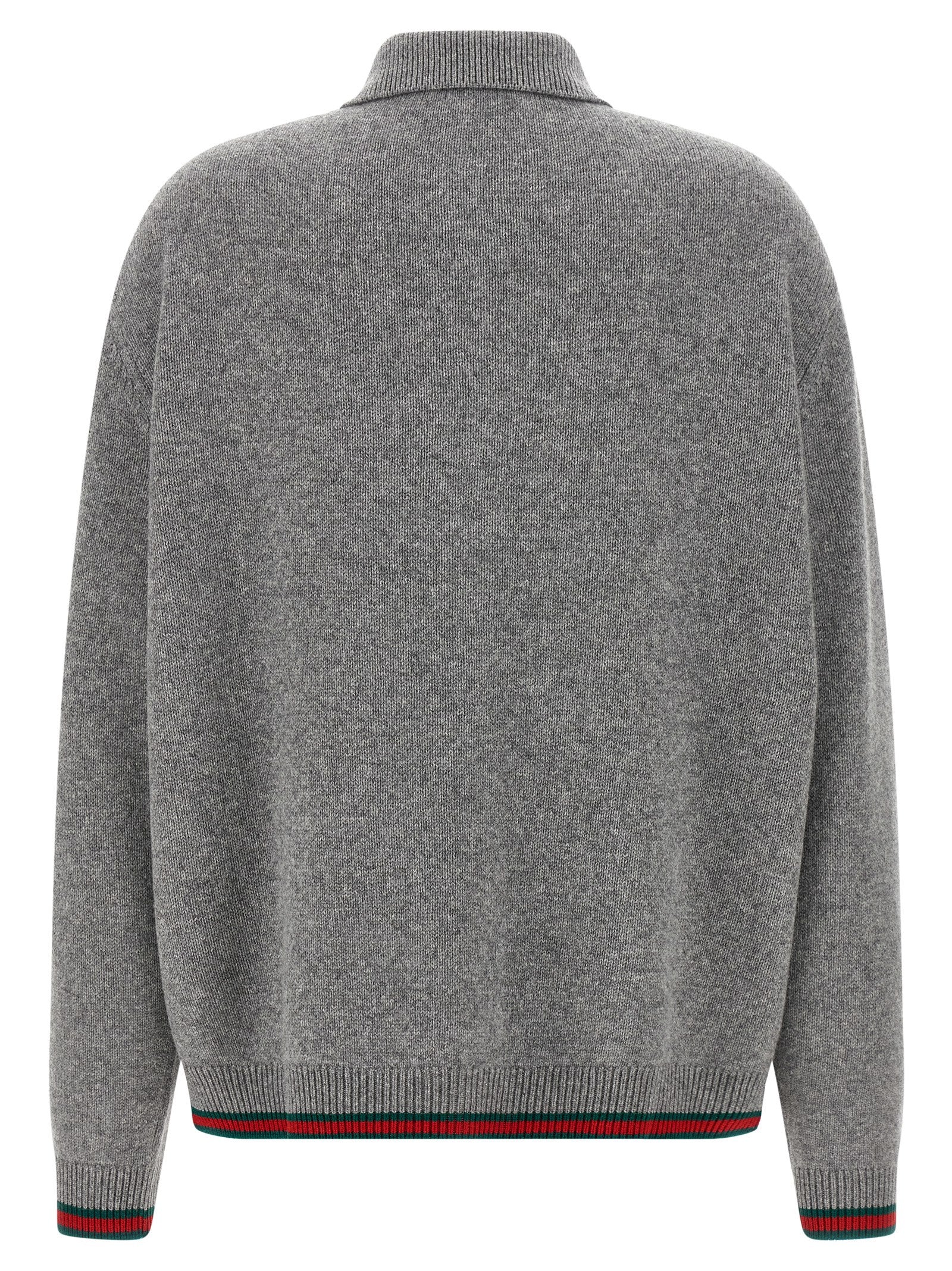Gray Wool Cardigan