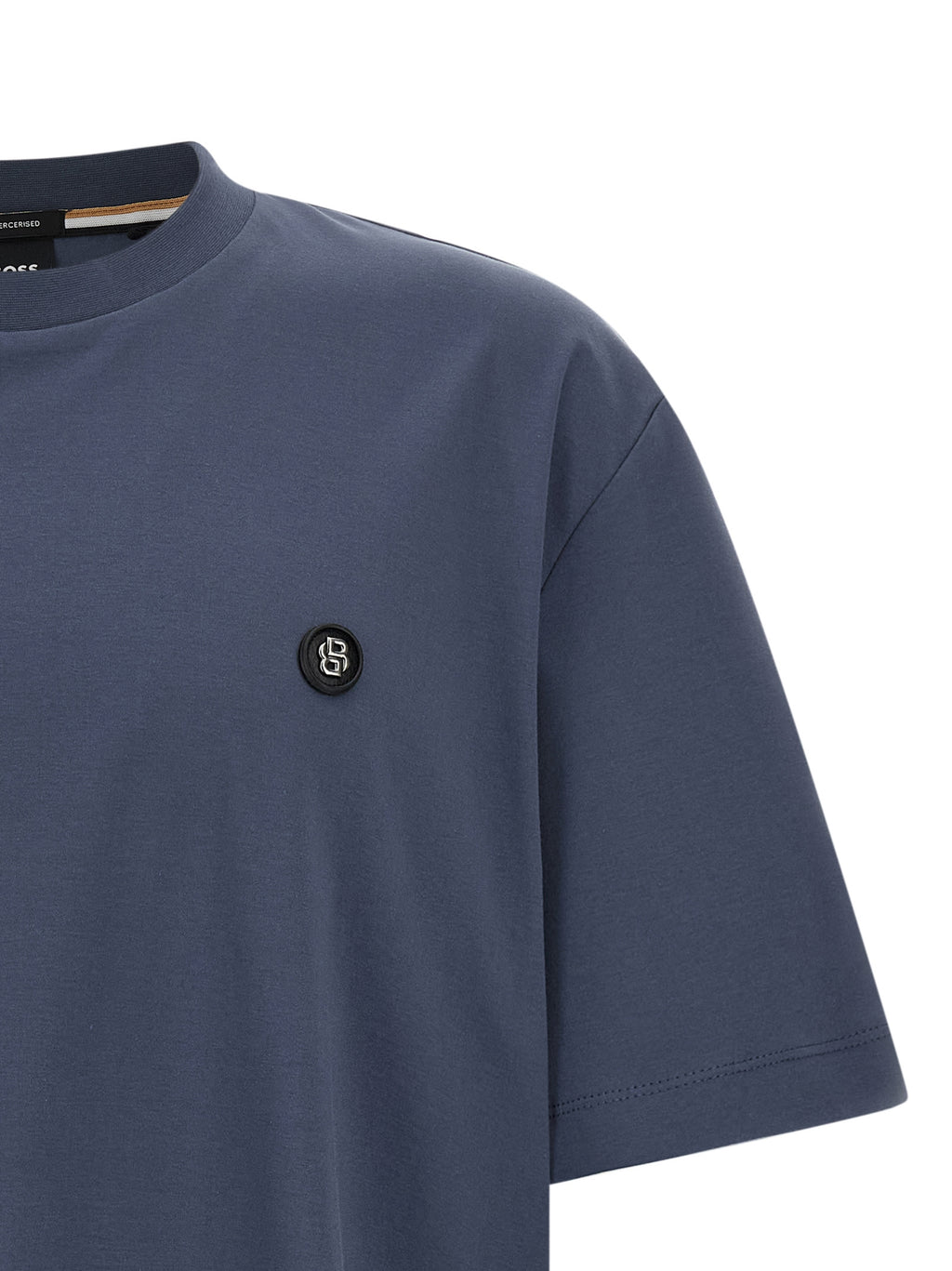 Hugo Boss Blue Cotton T-Shirt