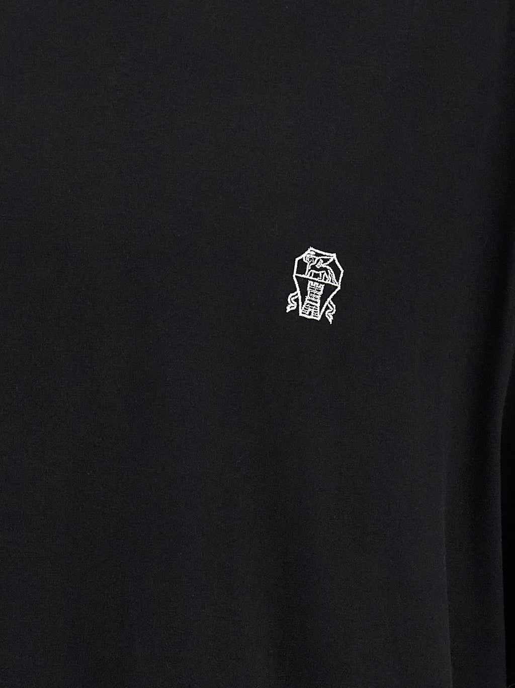 Brunello Cucinelli Black Cotton T-Shirt