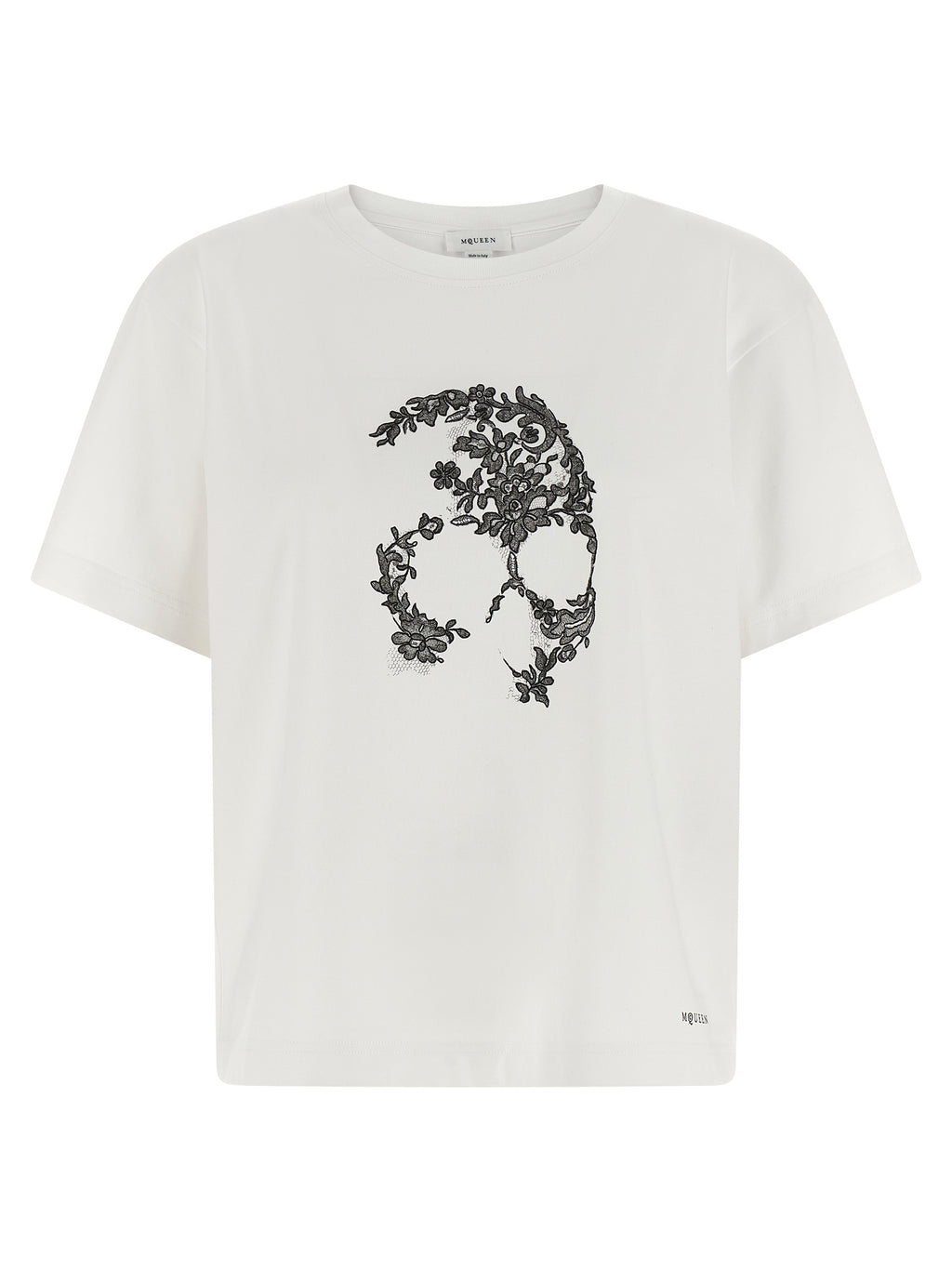 Alexander McQueen Bicolor Cotton T-Shirt
