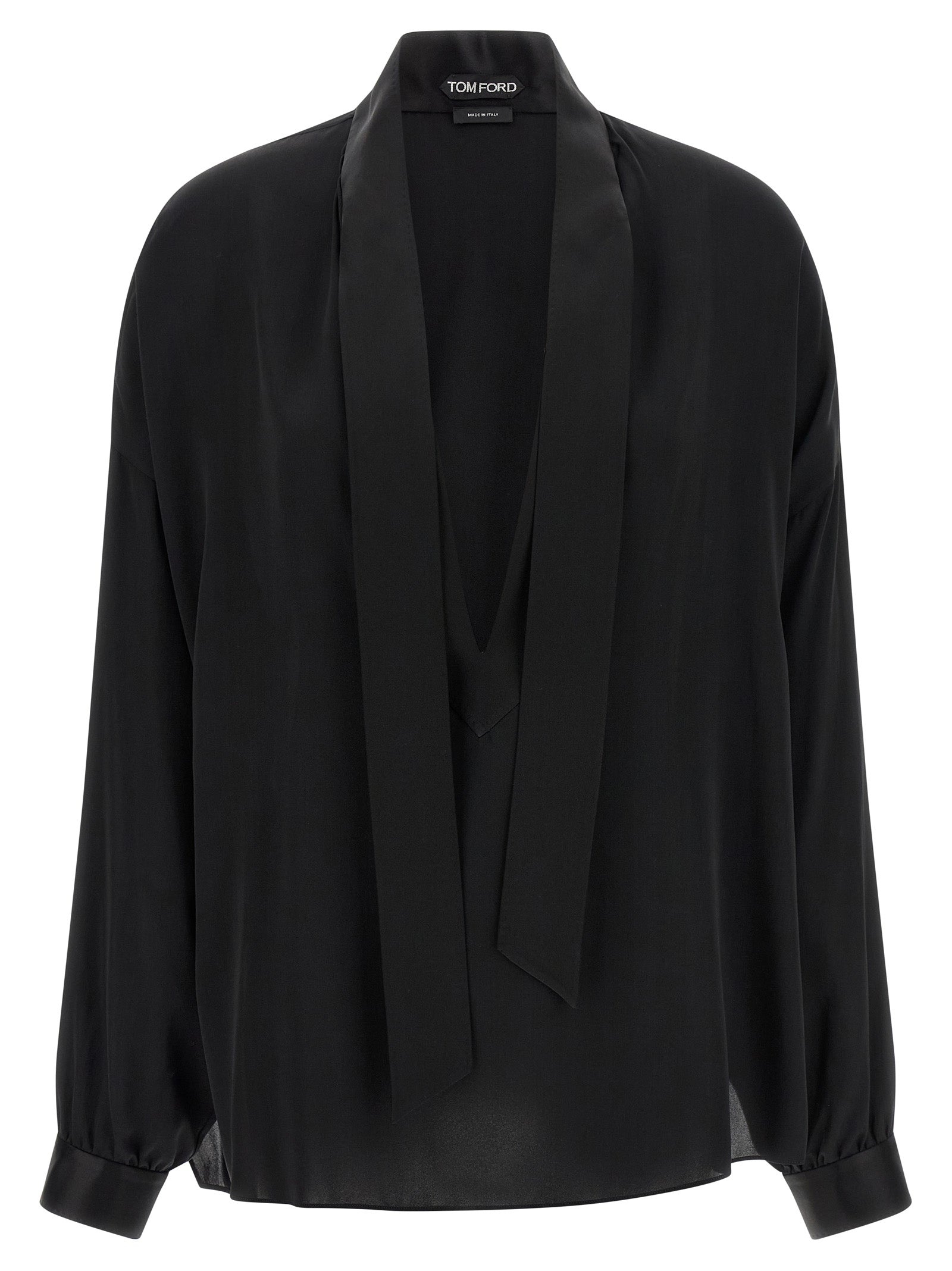 Tom Ford Black Silk Blouse