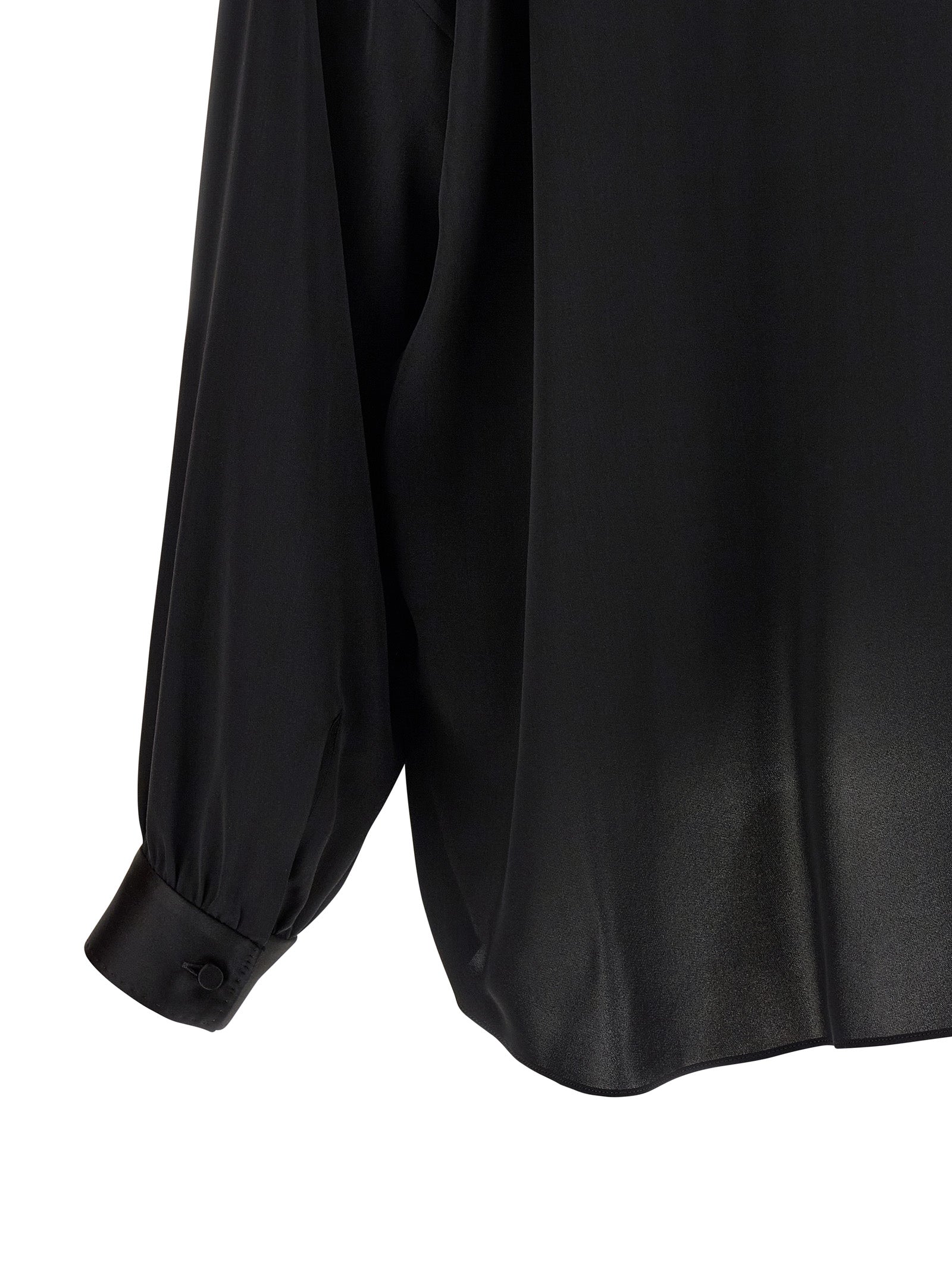 Black Silk Blouse