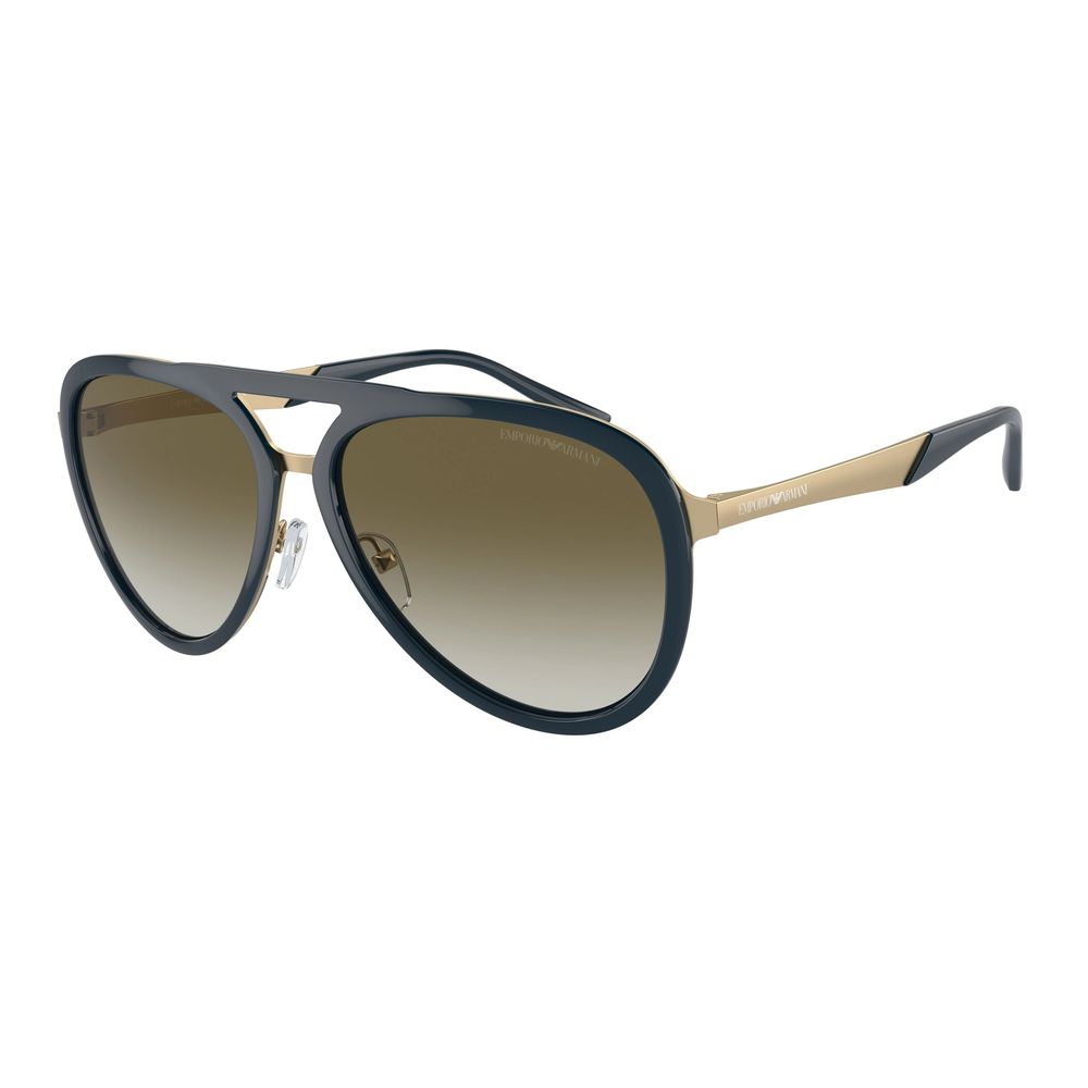 Emporio Armani solbriller i blått metall