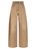 Brunello Cucinelli Beige Cotton Jeans Denim