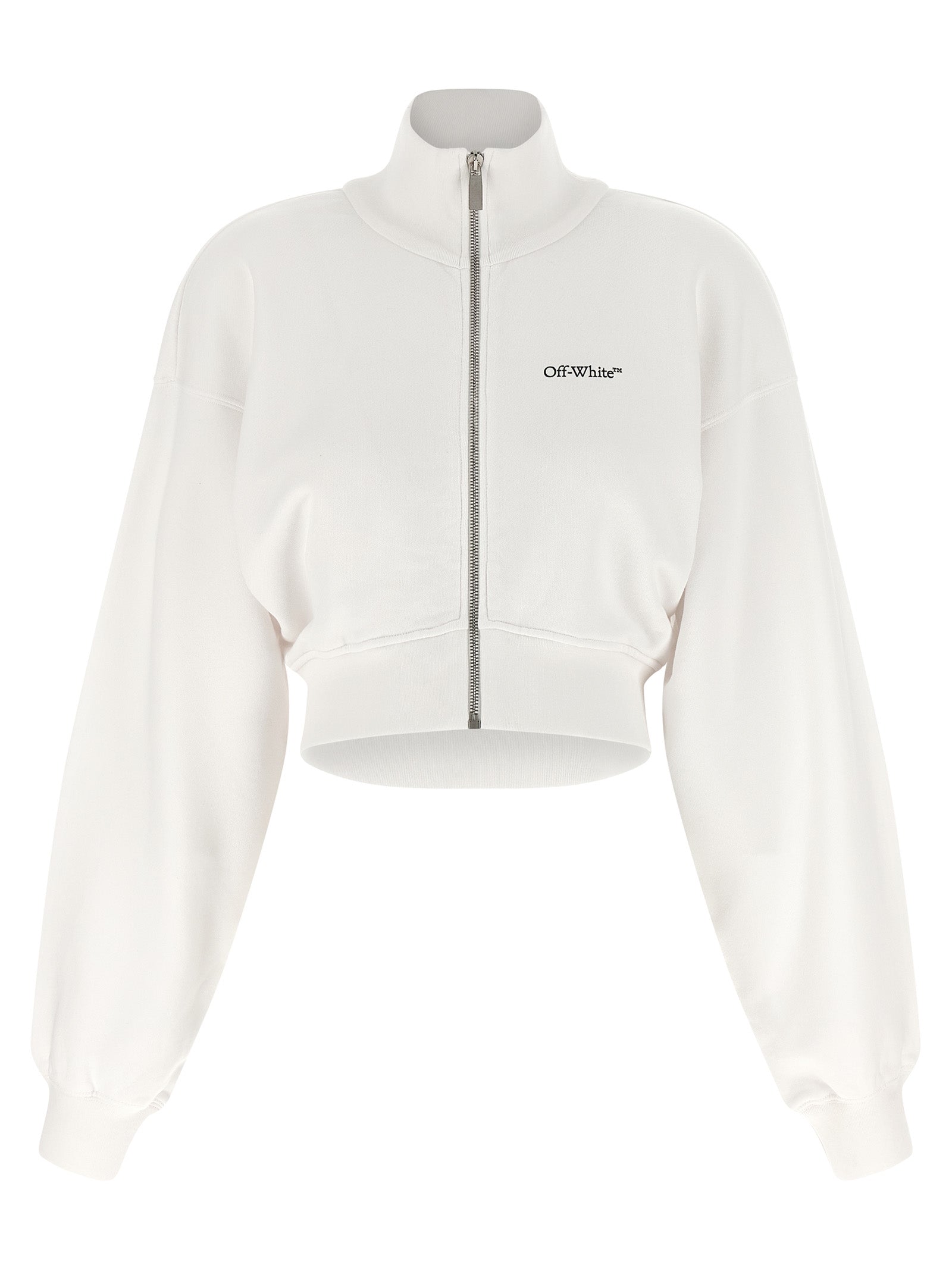 White Cotton Sweatshirt