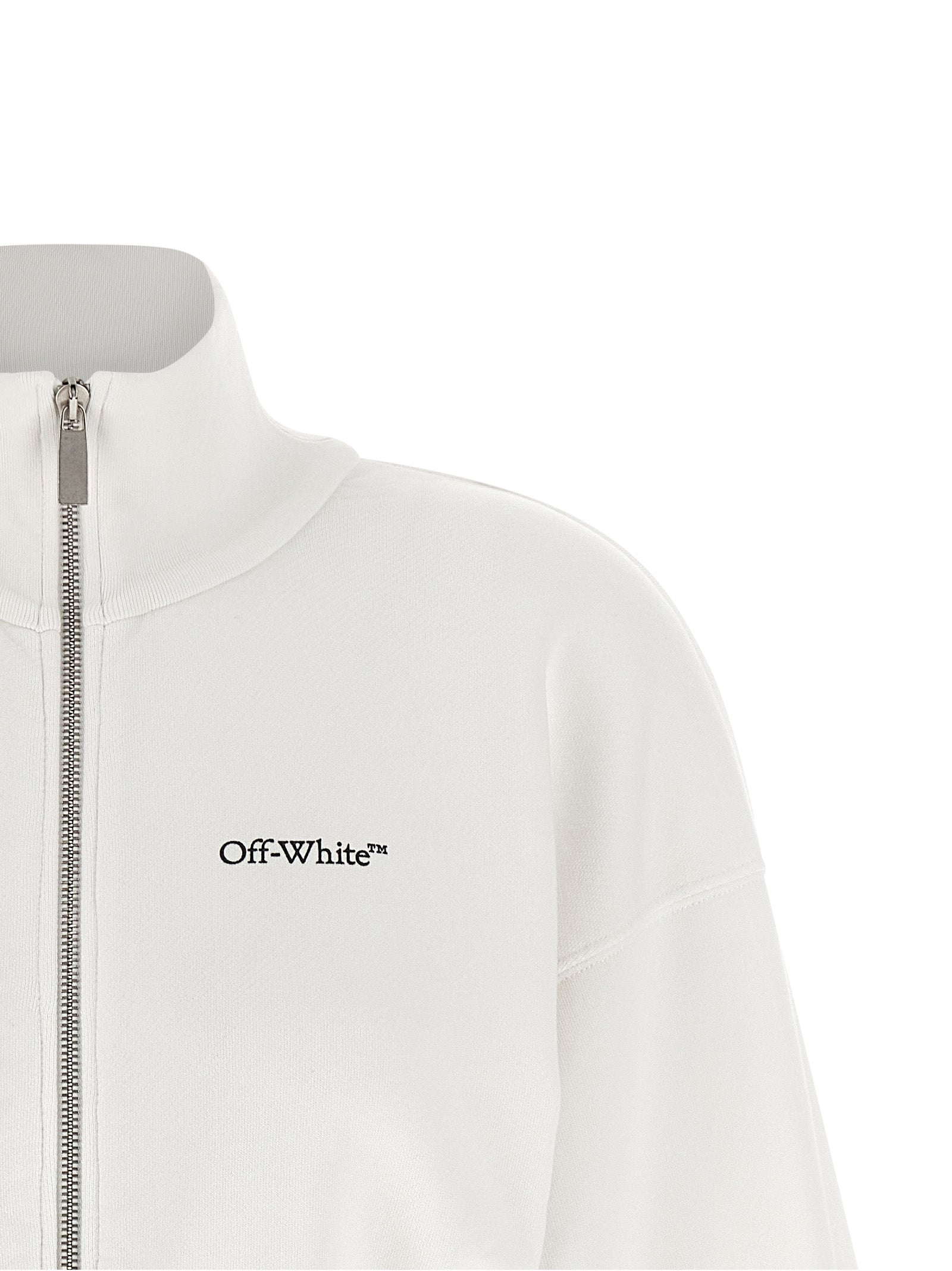White Cotton Sweatshirt