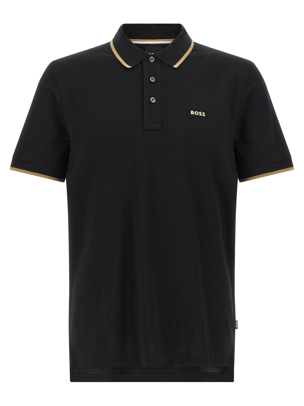 Hugo Boss Black Cotton Polo Shirt