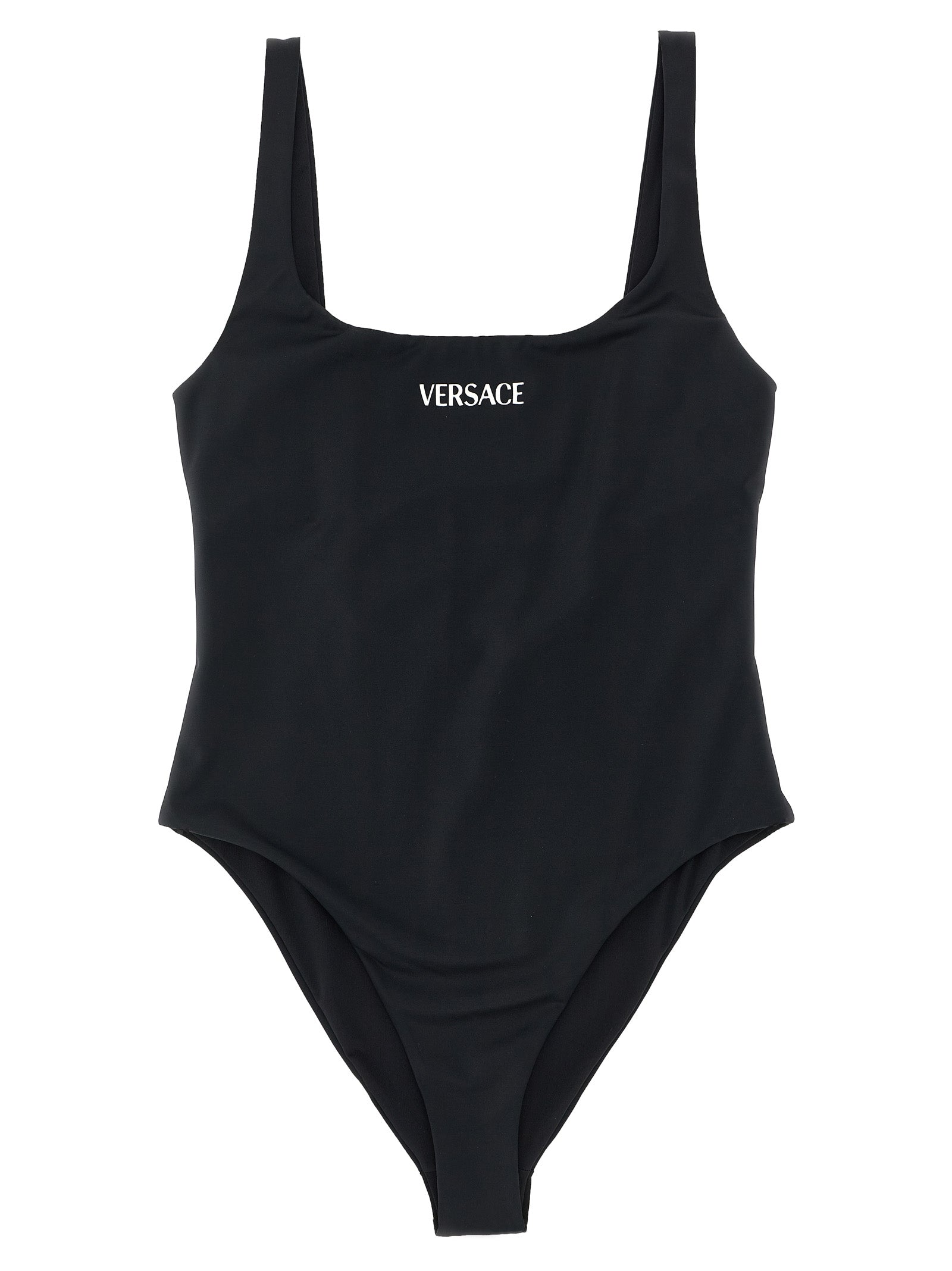 Versace Black Nylon One-Piece Swimsuit