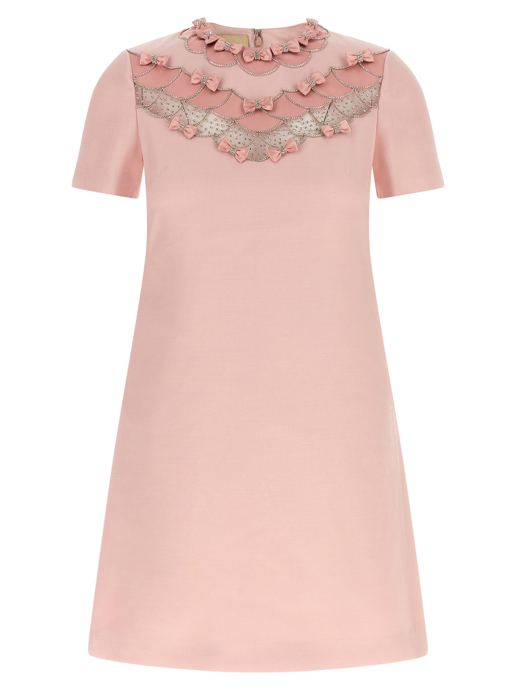 Valentino Garavani Multicolor Virgin Wool Short Dress