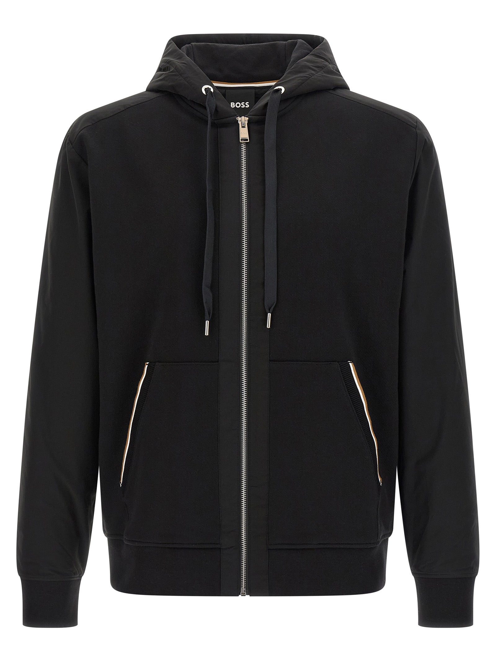 Hugo Boss Black Cotton Sweatshirt