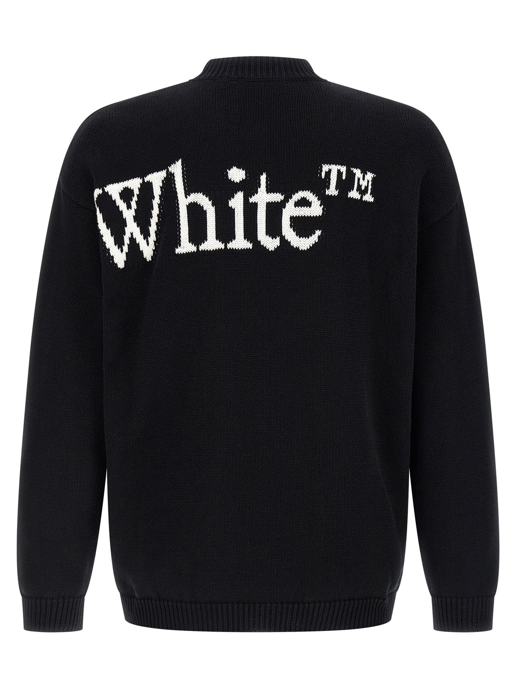 Off-White Bicolor Cotton Cardigan