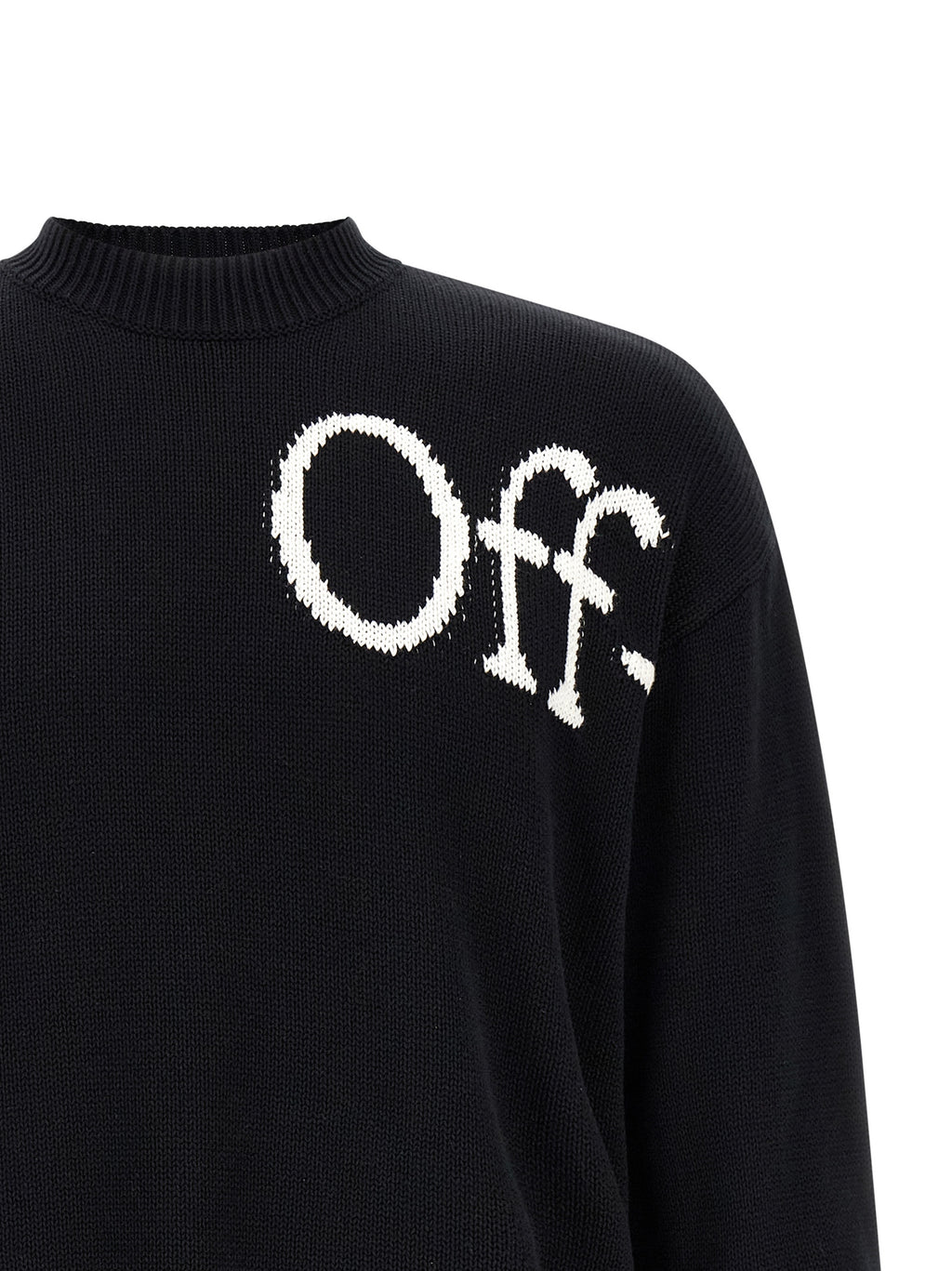 Off-White Bicolor Cotton Cardigan
