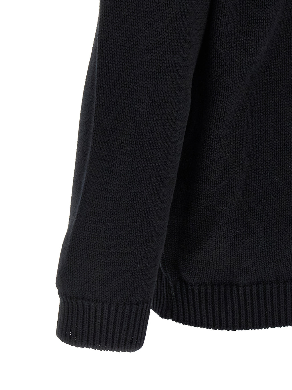 Off-White Bicolor Cotton Cardigan