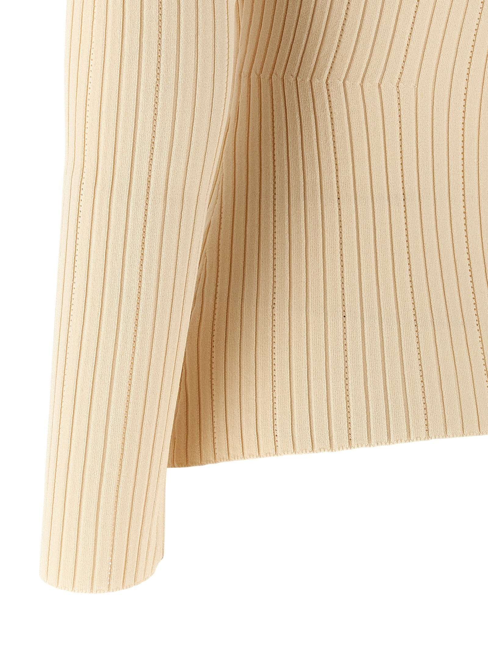 Beige Viscose Cardigan