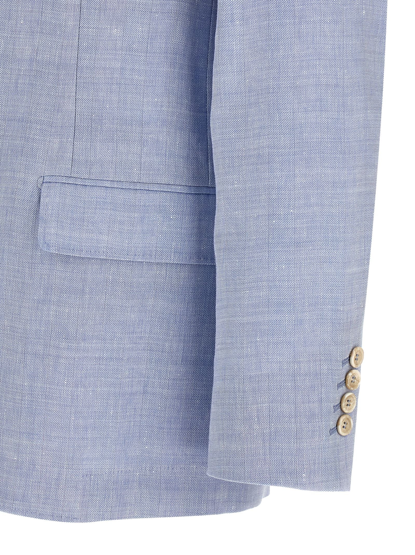 Blue Linen Blazer