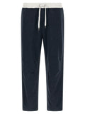 Brunello Cucinelli Blue Cotton Joggers (Workout Pants)