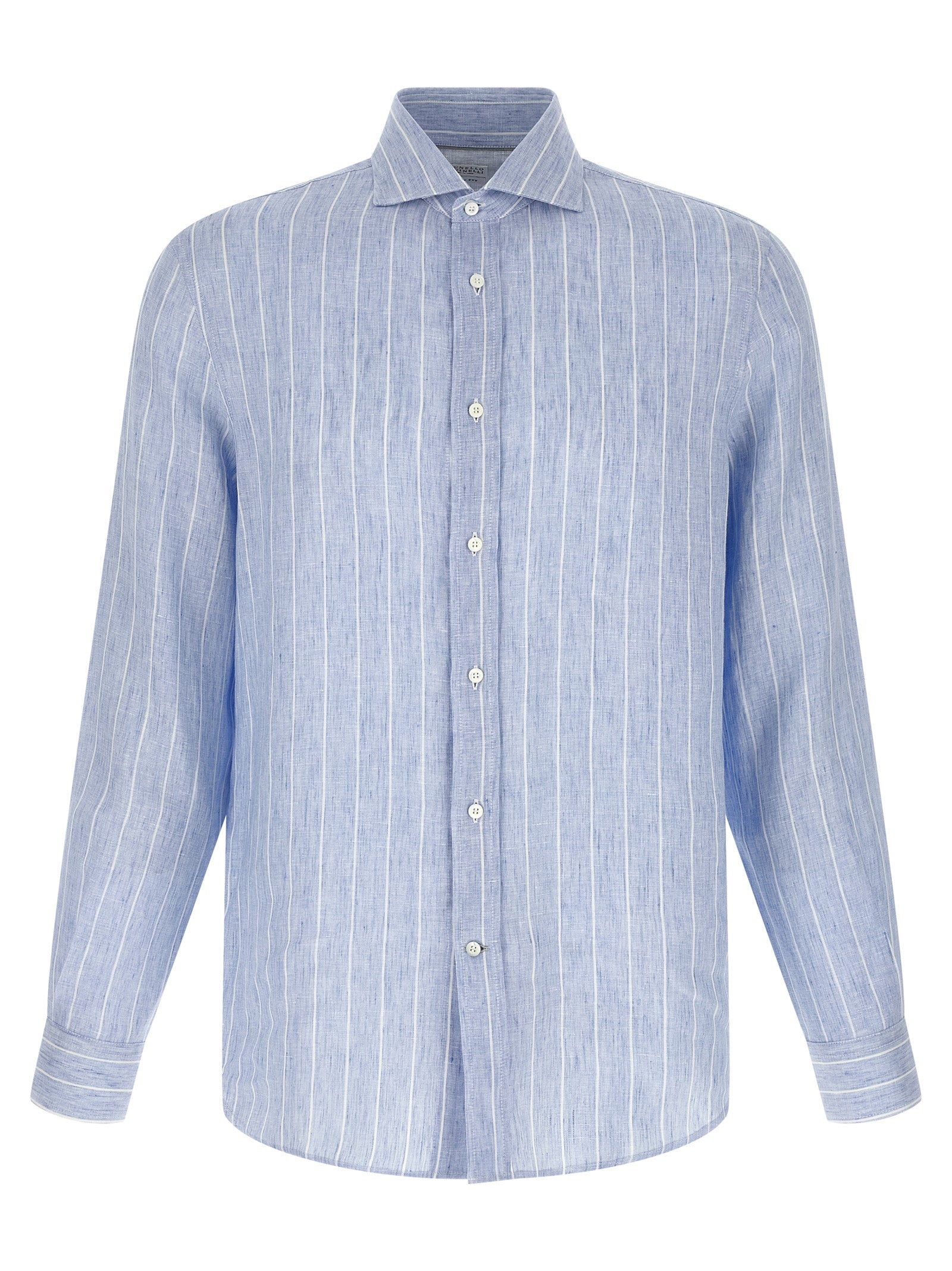 Blue Linen Blouse