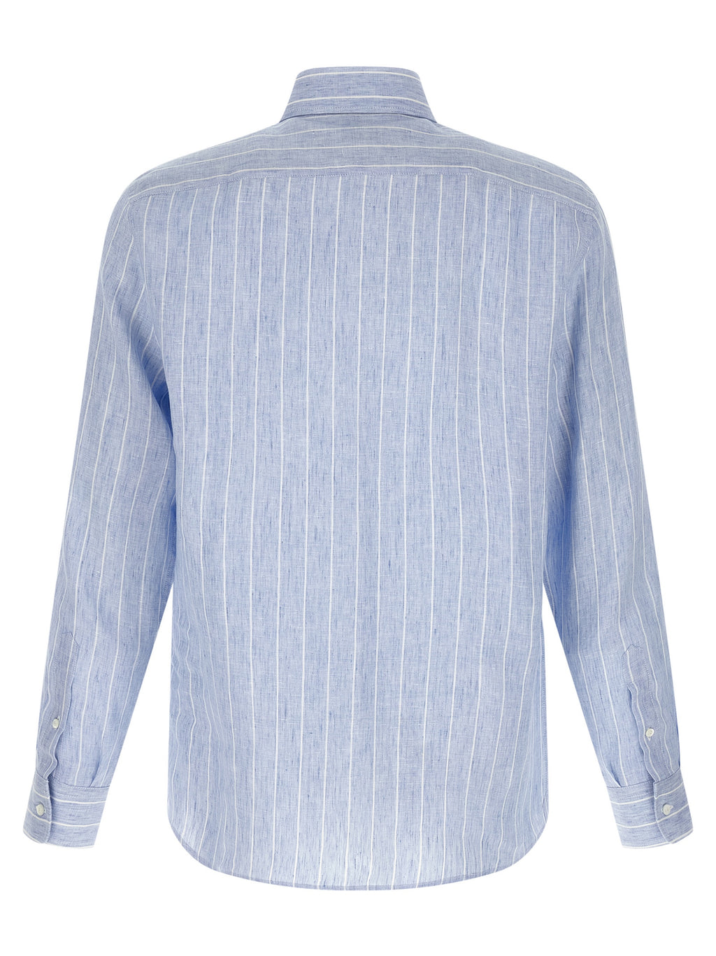 Brunello Cucinelli Blue Linen Blouse
