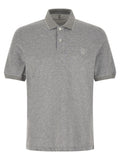 Brunello Cucinelli Gray Cotton Polo Shirt