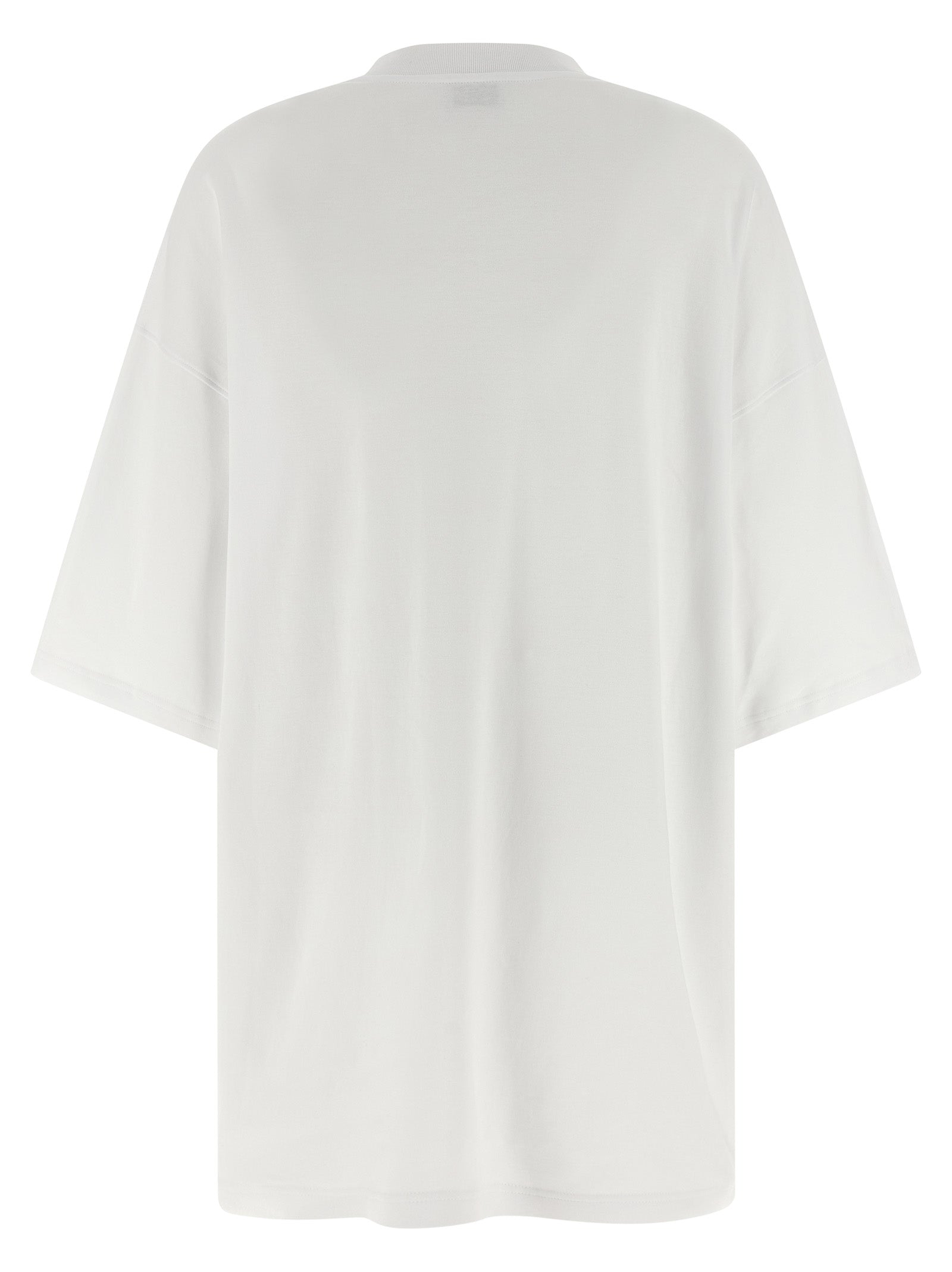 White Cotton Short Dress
