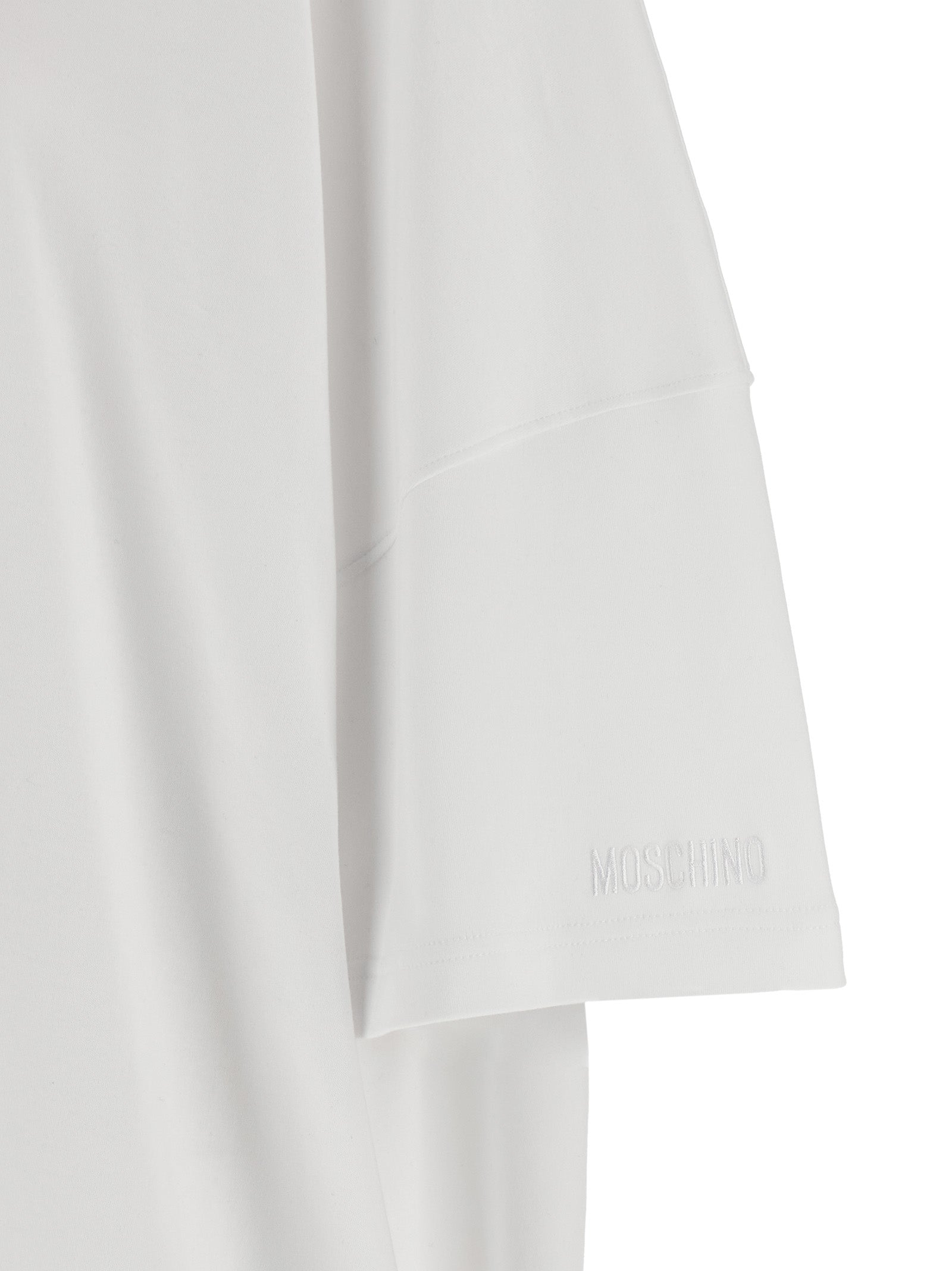 White Cotton Short Dress
