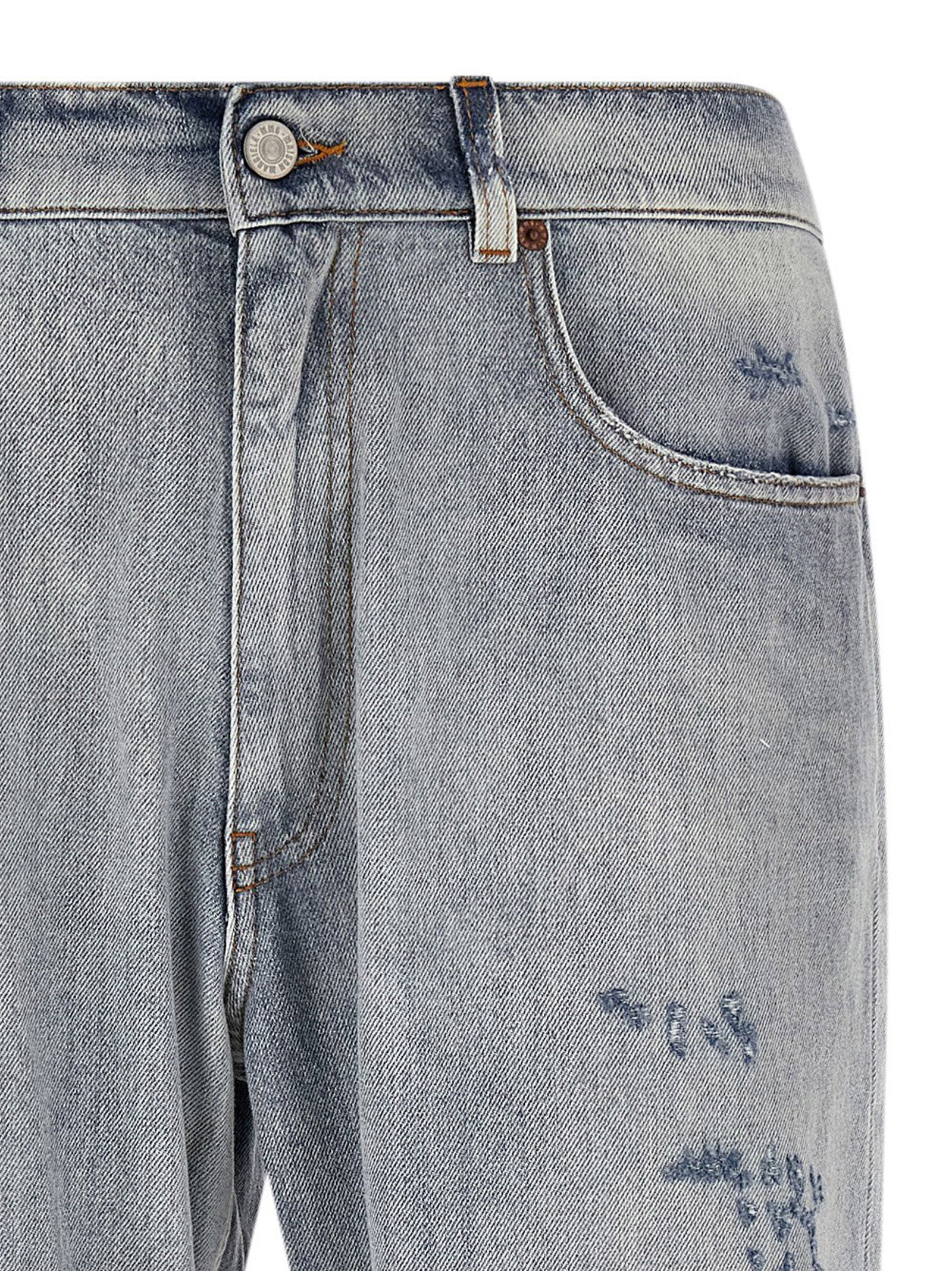MM6 Maison Margiela Blå Bomull Avslappede Jeans