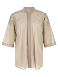 Rick Owens Gray Cotton Blouse