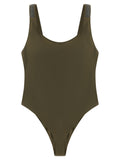 Brunello Cucinelli Bicolor Polyamide One-Piece Swimsuit