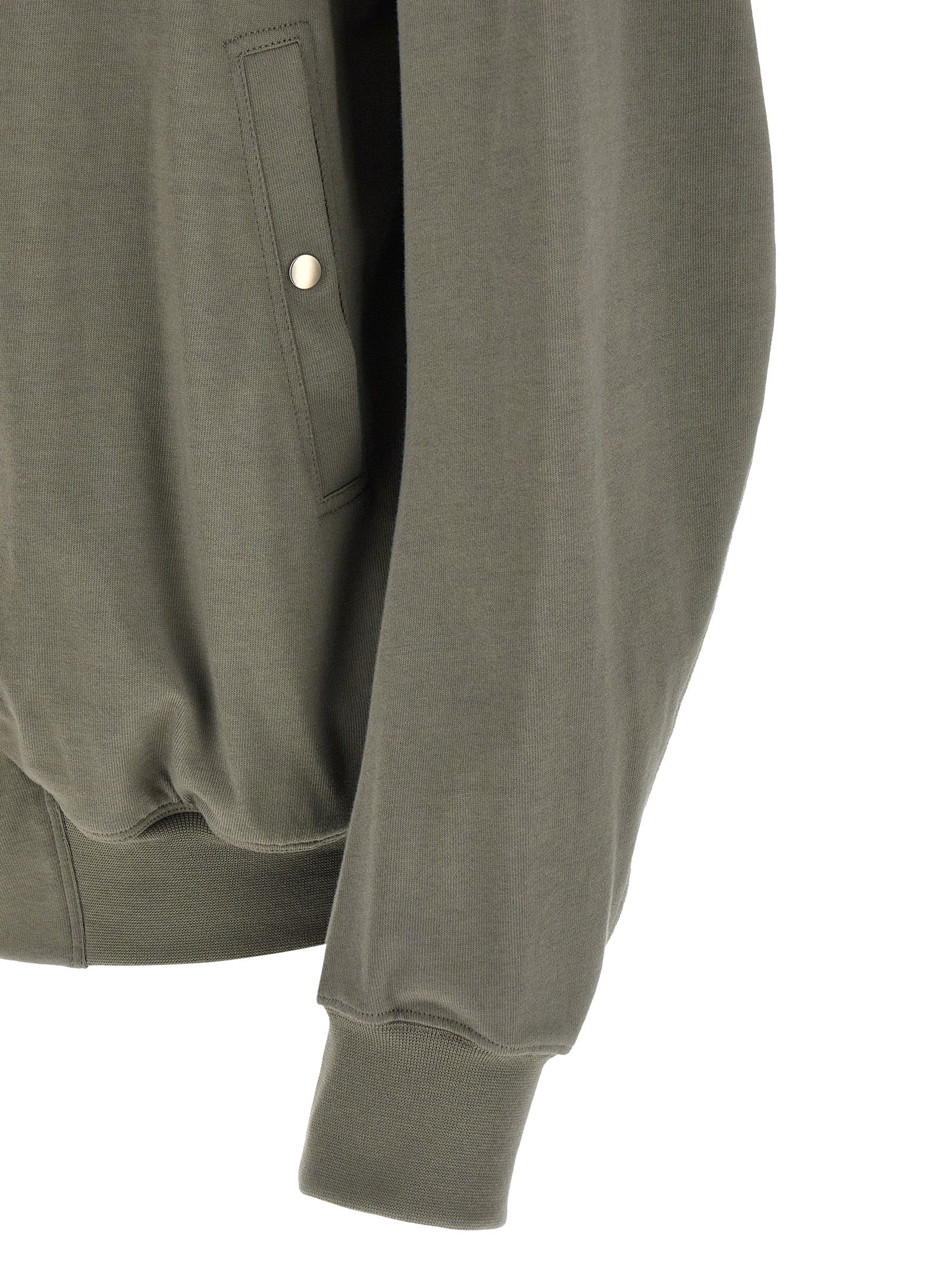 Rick Owens Gray Cotton Sweatshirt