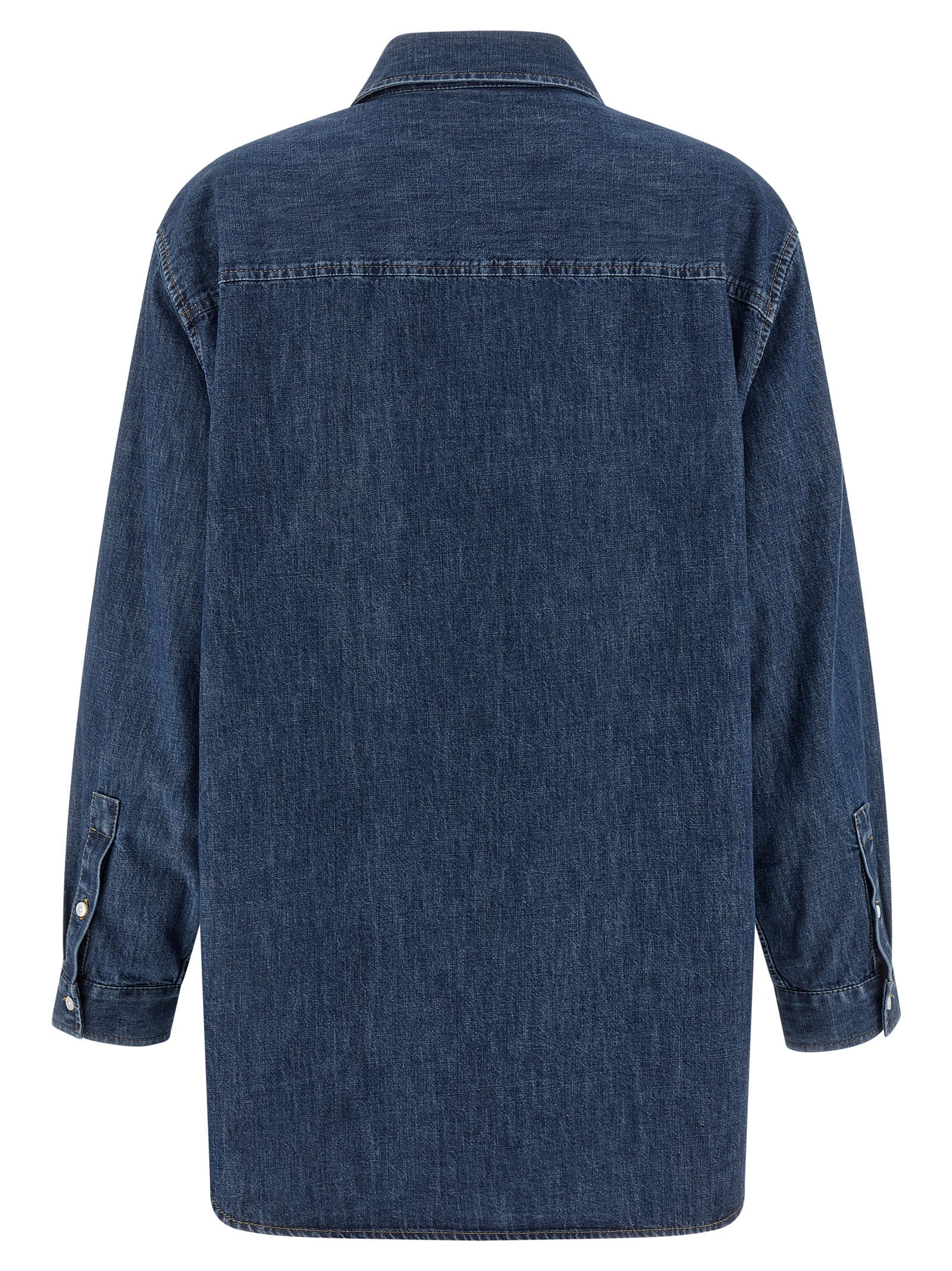 Valentino Garavani Blue Cotton Blouse