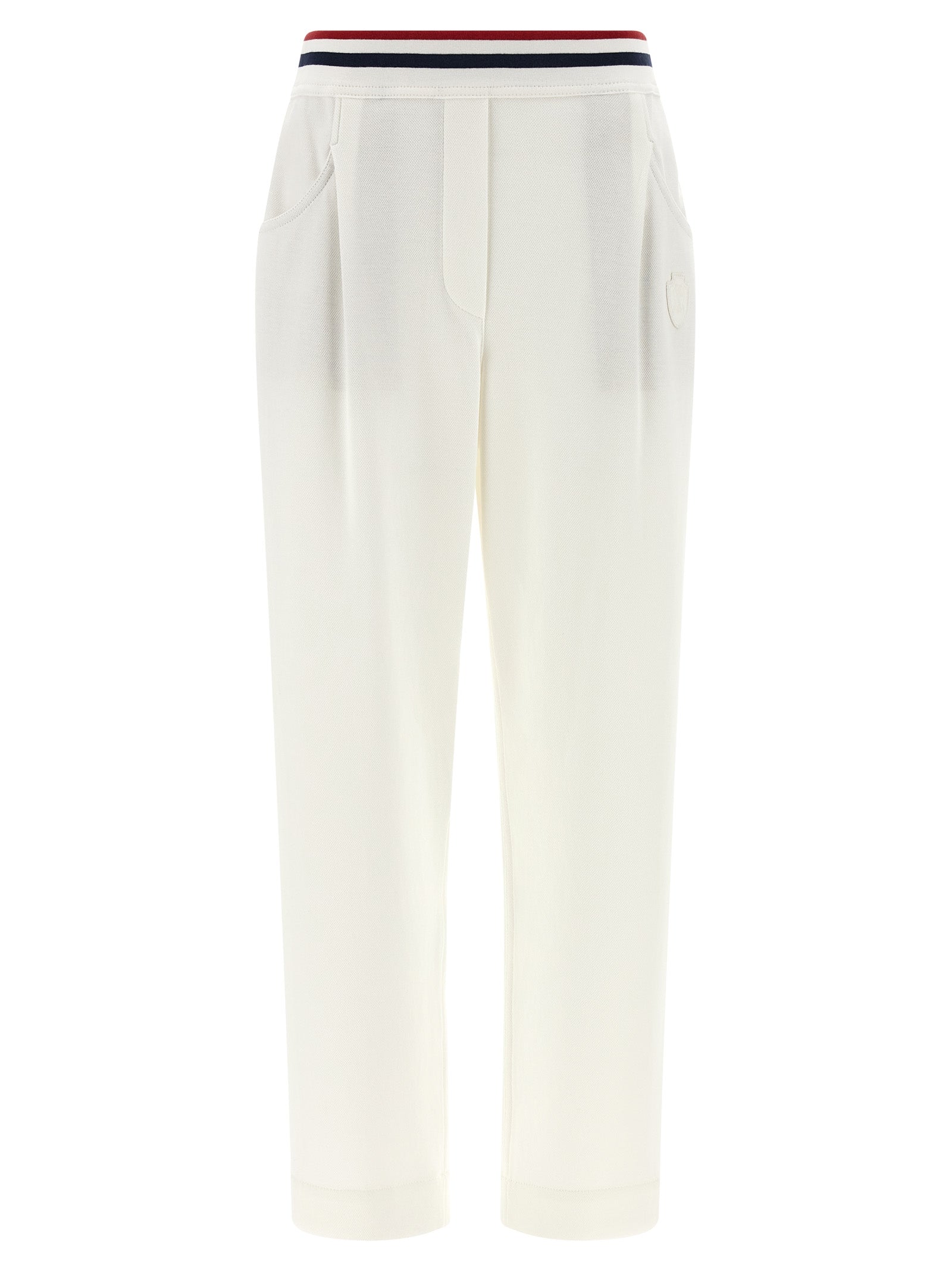 White Cotton Joggers (Workout Pants)