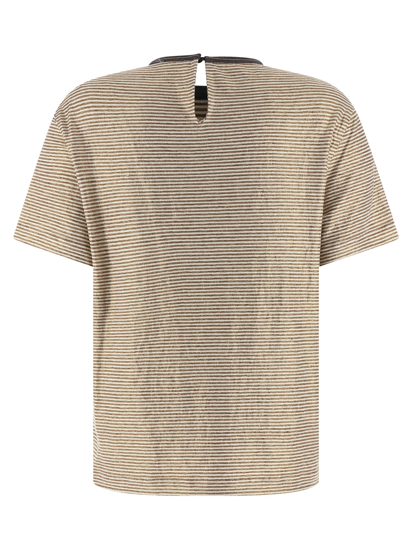 Multicolor Linen T-Shirt