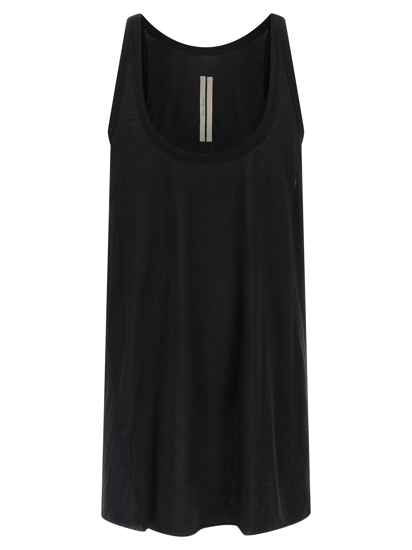 Rick Owens Svarte Bomullstanktopper