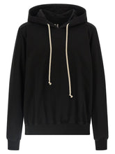 Rick Owens Black Cotton Sweatshirt