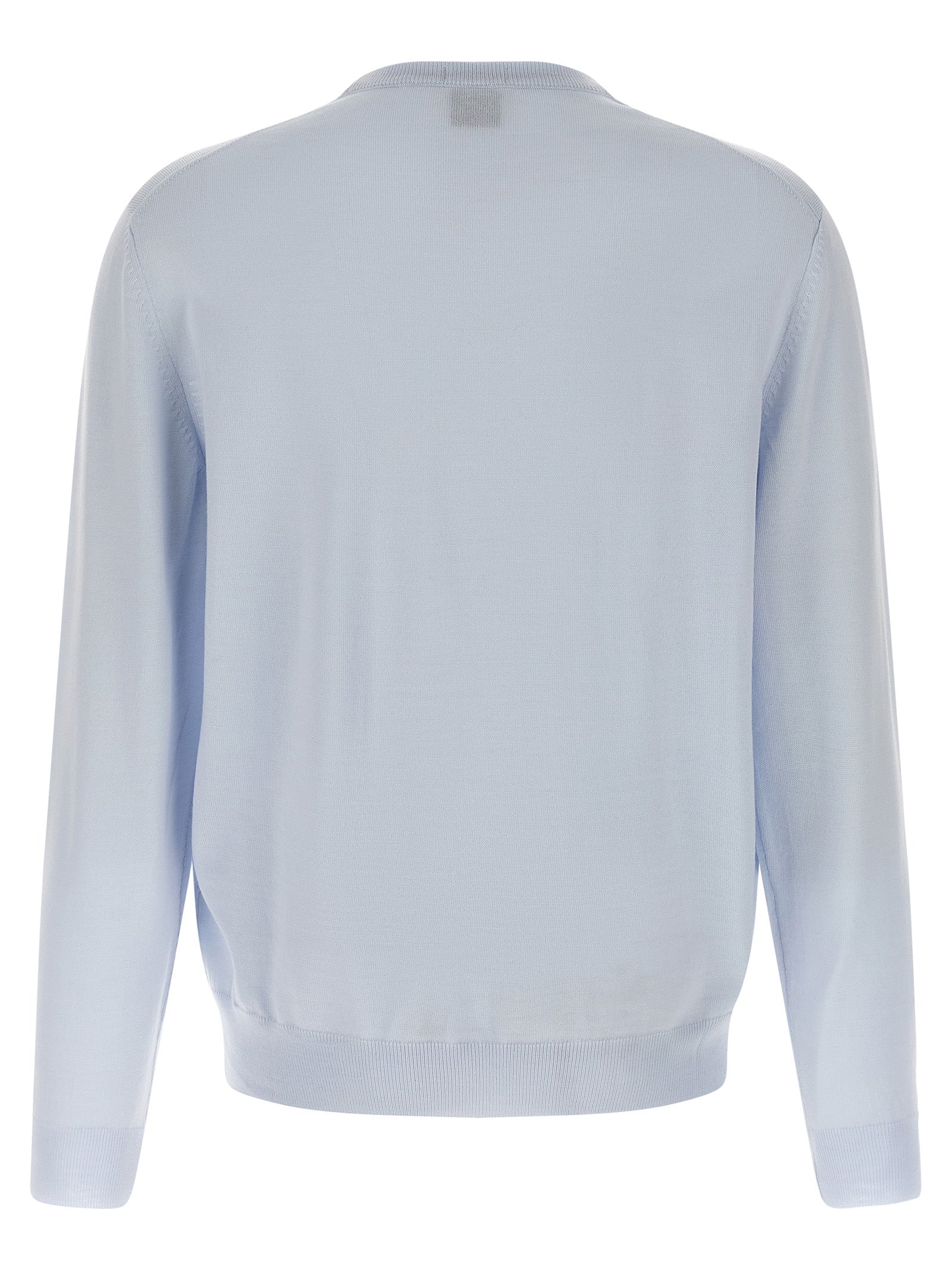 Blue Virgin Wool Cardigan
