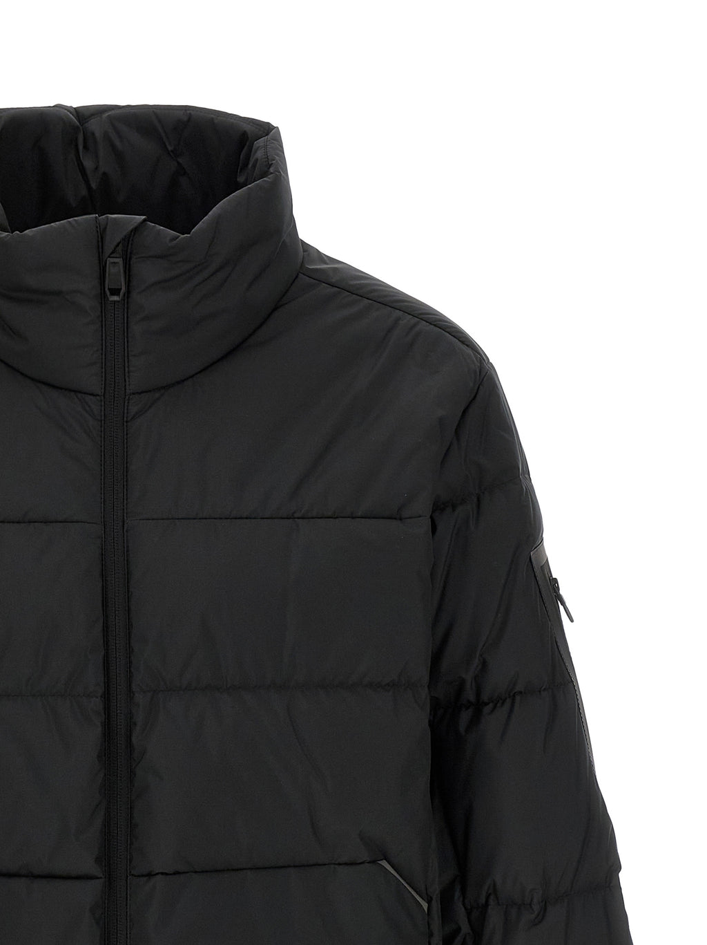 Hugo Boss Black Polyester Full-Length Jacket