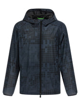Hugo Boss Blue Rubber Shell Jacket