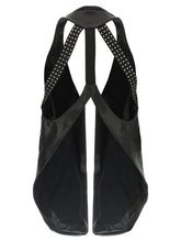 Rick Owens Black Bull Skin Sleeveless Jacket