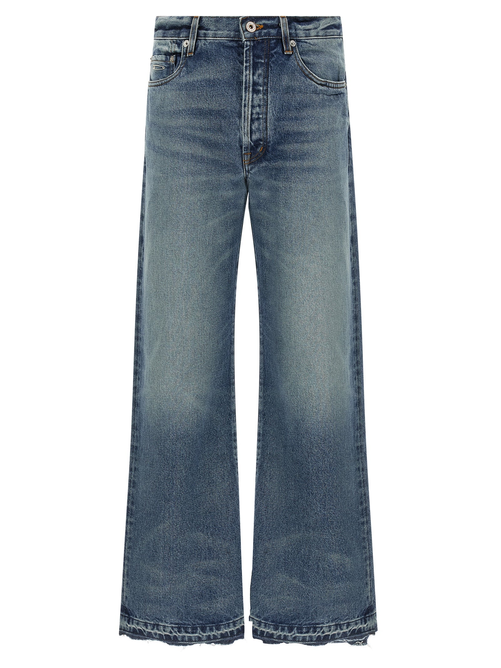 Blue Cotton Jeans Denim