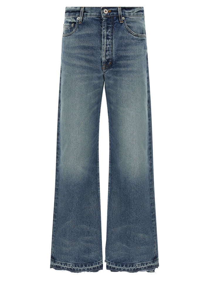 GALLERY DEPT. Blå bomullsjeans dongeri