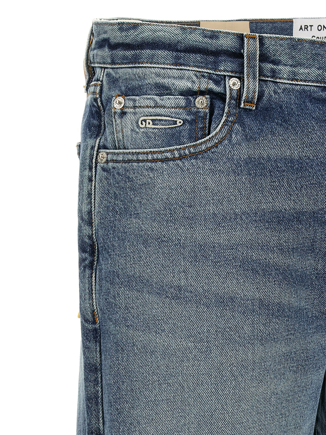 GALLERY DEPT. Blå bomullsjeans dongeri