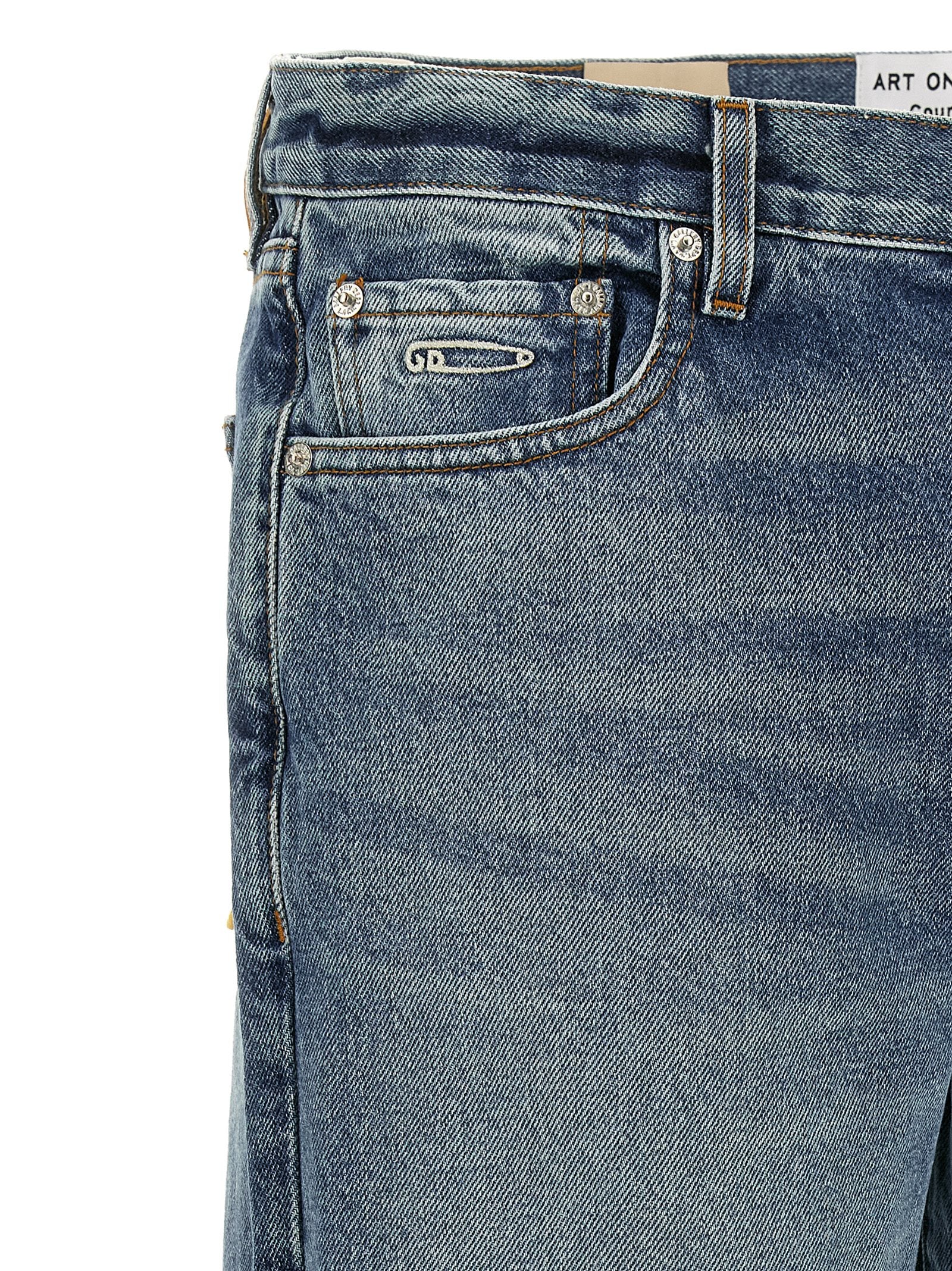 Blue Cotton Jeans Denim