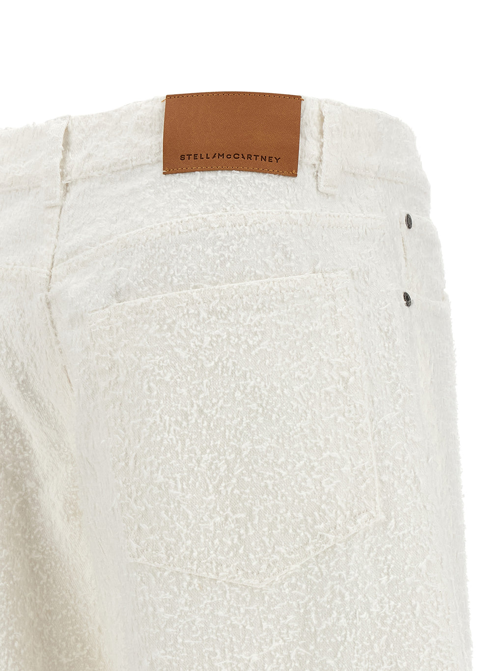 Stella McCartney White Cotton Jeans Denim