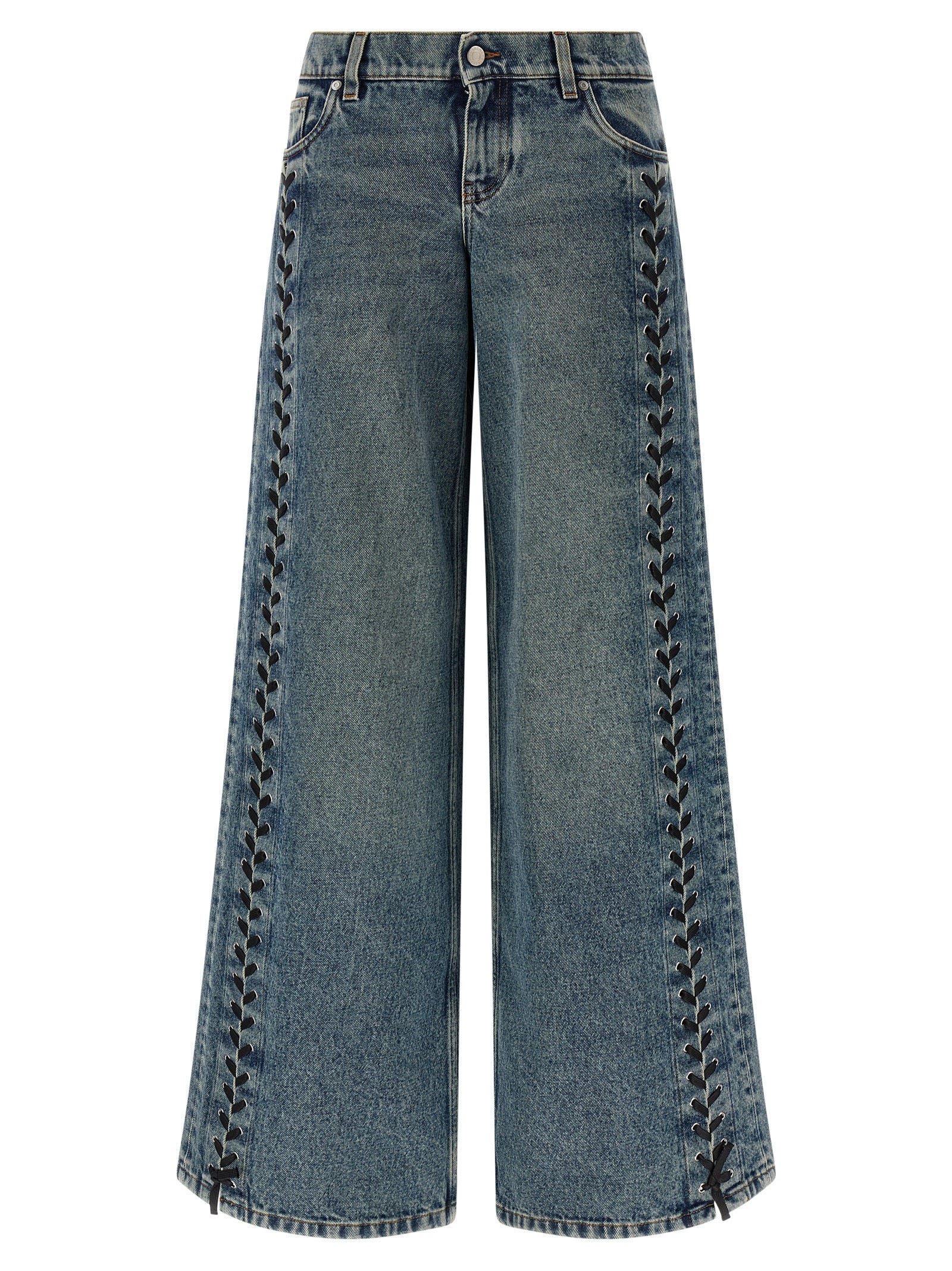 Blue Cotton Jeans Denim