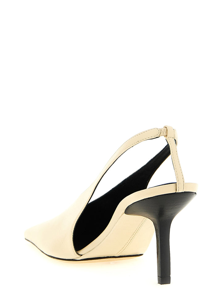 Armarium Beige High Heels i Lammeskinn