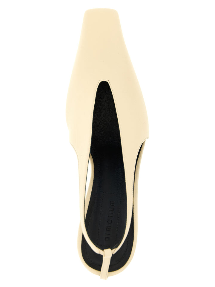 Armarium Beige High Heels i Lammeskinn